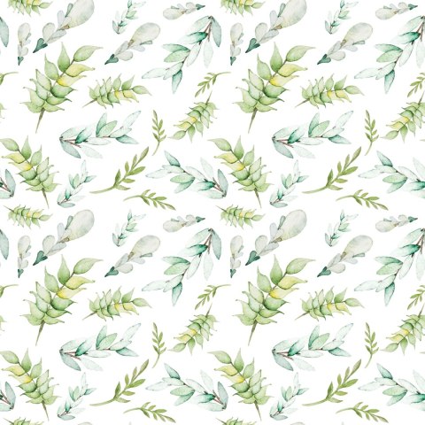 Tapeta Akwarelowe Rośliny Leśne