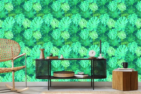 Tapeta Egzotyczne Liście Monstery