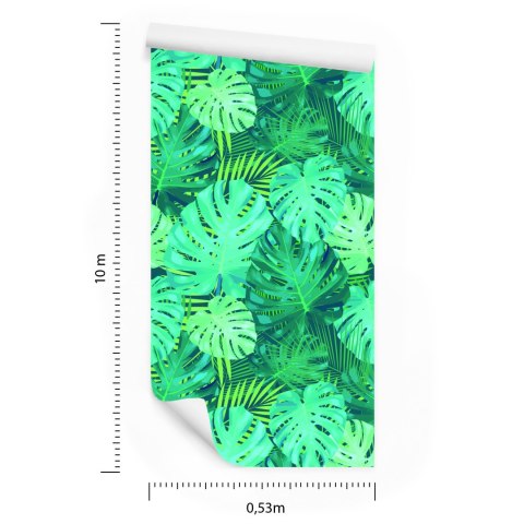 Tapeta Egzotyczne Liście Monstery