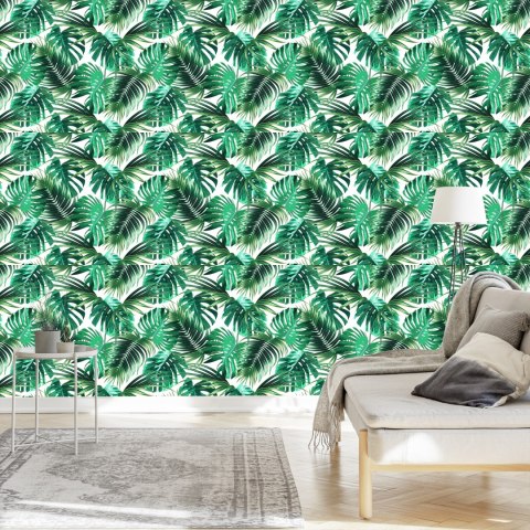 Tapeta Liście Palmy I Monstery