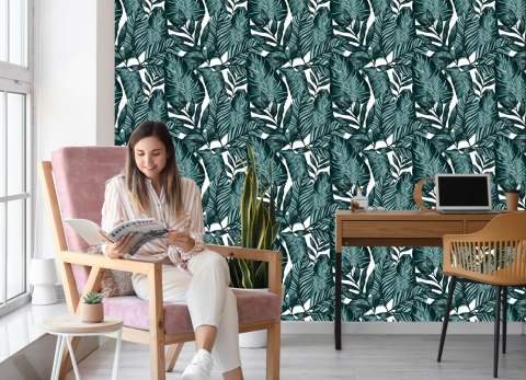 Tapeta Liście Palmy, Marakui I Monstery