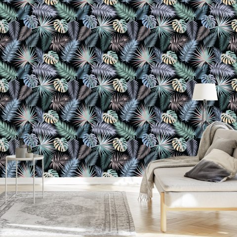 Tapeta Tropikalne Palmowe Liście