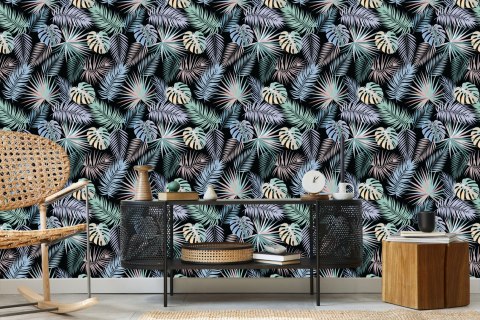 Tapeta Tropikalne Palmowe Liście