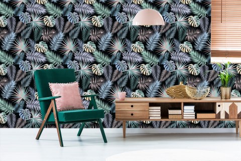 Tapeta Tropikalne Palmowe Liście