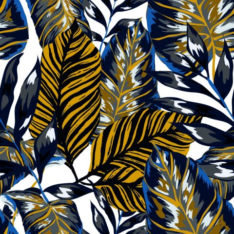 Tapeta Wielobarwne Liście