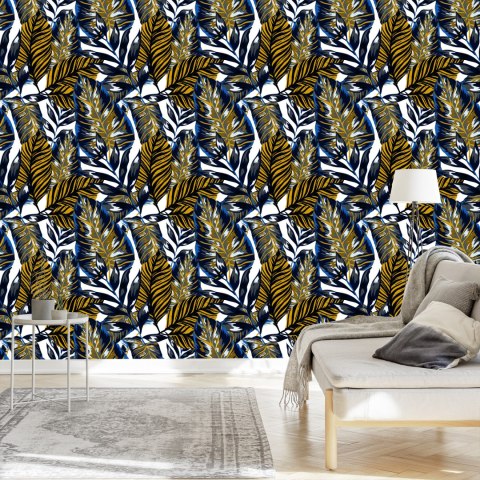 Tapeta Wielobarwne Liście