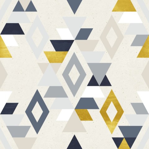 Tapeta Geometryczne Wzory Styl Retro