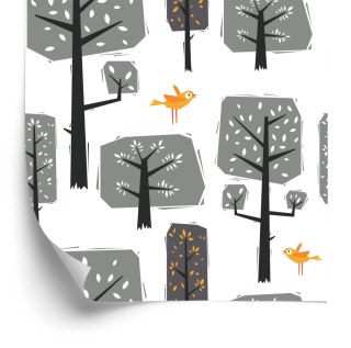 Tapeta Natura, Las, Drzewa Do Pokoju Dziecka