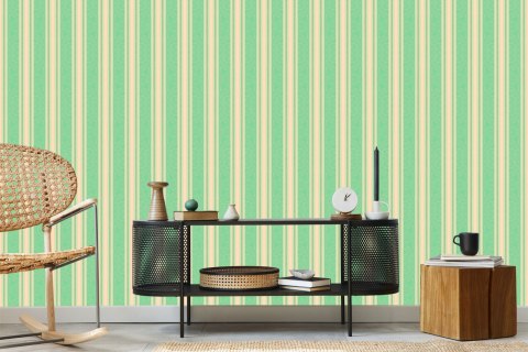 Tapeta Paski Retro I Ornamenty W Stylu Wschodnim Tapeta Paski Retro I Ornamenty W Stylu Wschodnim