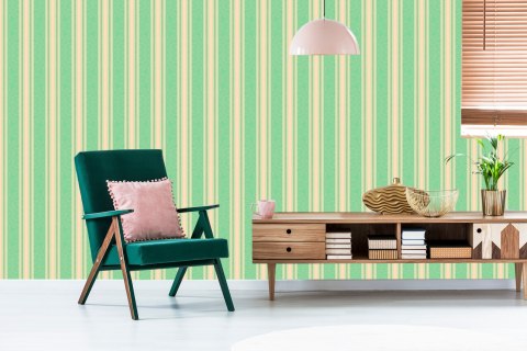 Tapeta Paski Retro I Ornamenty W Stylu Wschodnim Tapeta Paski Retro I Ornamenty W Stylu Wschodnim