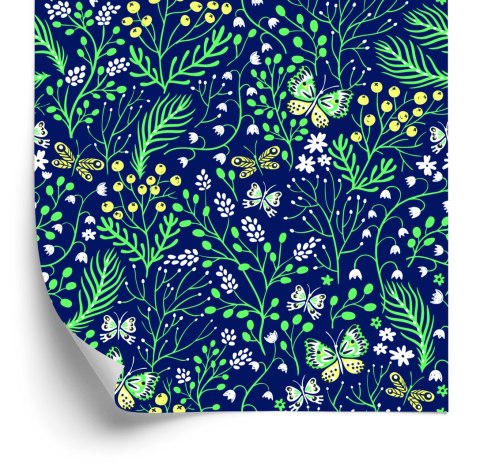 Tapeta Wiosenne Polne Rośliny Z Liśćmi