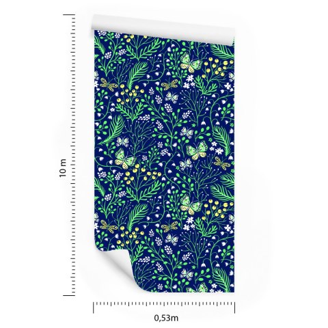 Tapeta Wiosenne Polne Rośliny Z Liśćmi