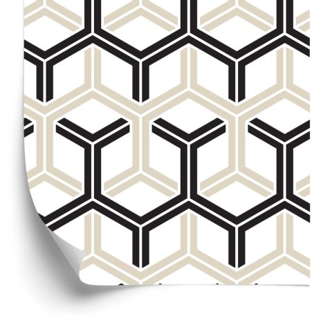 Tapeta Geometryczna - Sześciokąty