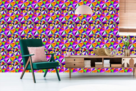 Tapeta Kolorowe Wzory Geometryczne