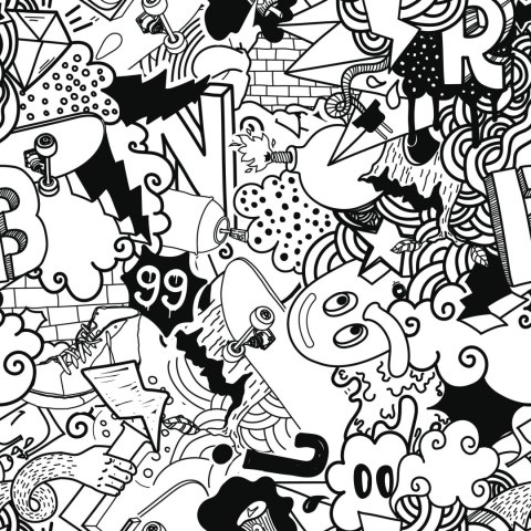 Tapeta Modne Graffiti