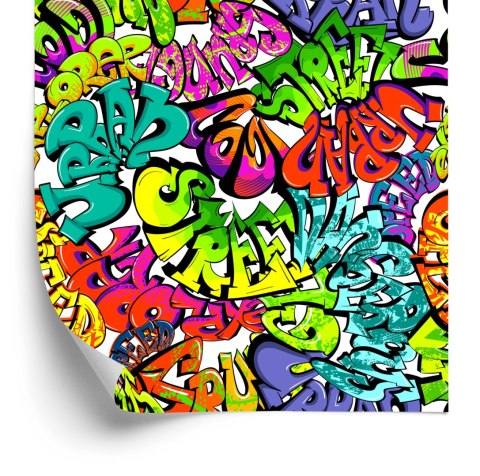 Tapeta Wielobarwne Graffiti