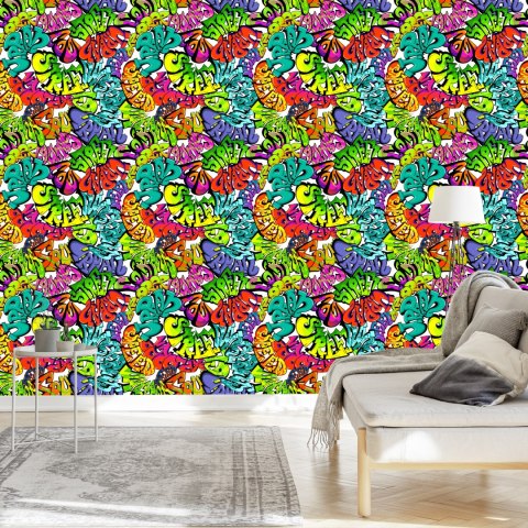 Tapeta Wielobarwne Graffiti