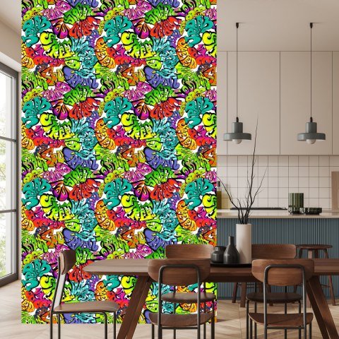 Tapeta Wielobarwne Graffiti
