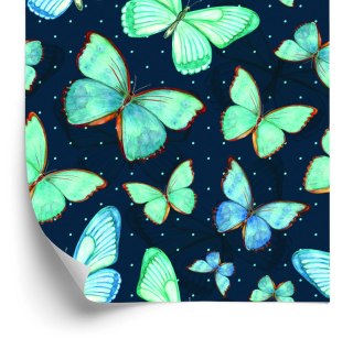 Tapeta W Kropki, Motyle, Do Pokoju Dziecka