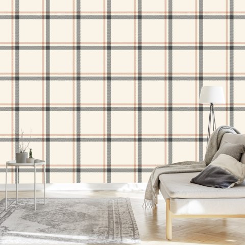 Tapeta 3D, Nowoczesna, Optyczna W Kratę Do Salonu Tapeta 3D, Nowoczesna, Optyczna W Kratę Do Salonu