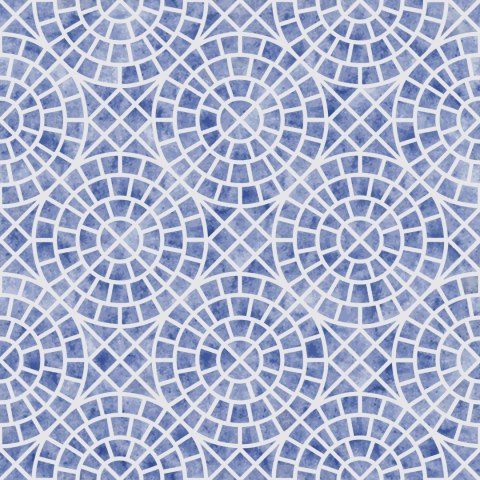Tapeta Do Jadalni, Geometryczna Mozaika