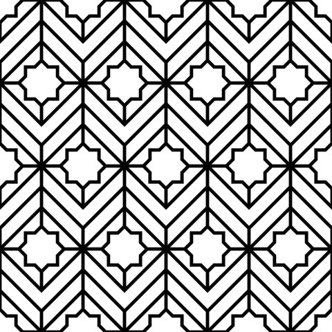 Tapeta Geometryczne Ornamenty