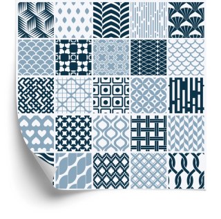 Tapeta Modernistyczna Mozaika Geometryczna