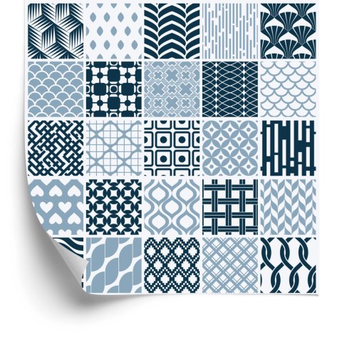 Tapeta Modernistyczna Mozaika Geometryczna