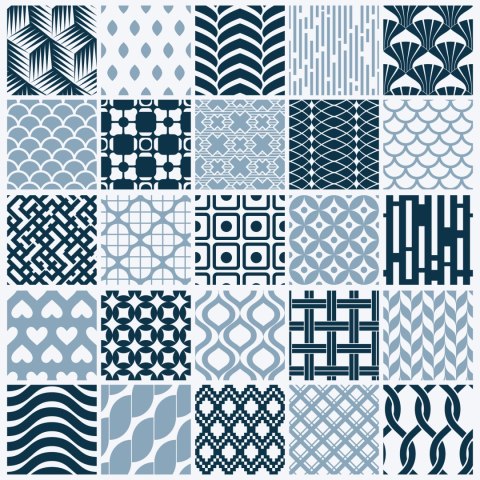 Tapeta Modernistyczna Mozaika Geometryczna
