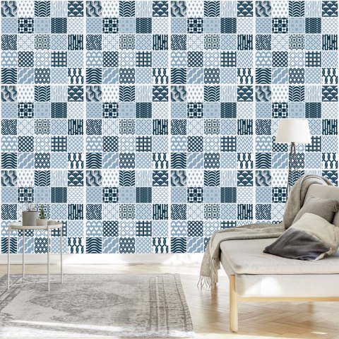 Tapeta Modernistyczna Mozaika Geometryczna