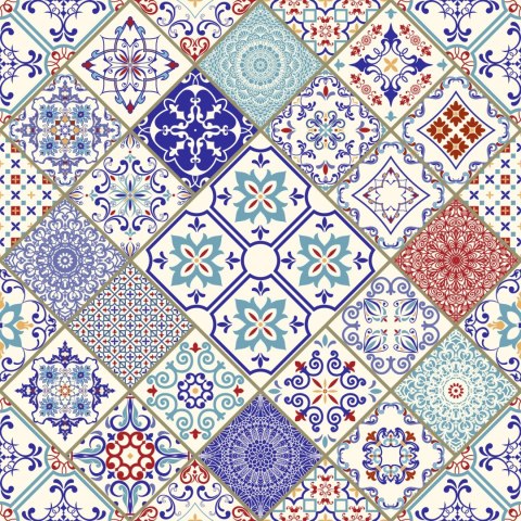 Tapeta Ornamentowa Mozaika