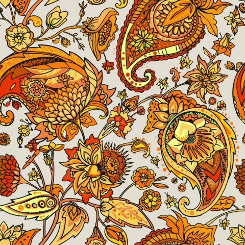 Tapeta Piękny Wzór Paisley