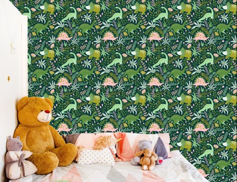 Tapeta Dla Dzieci - Dinozaury