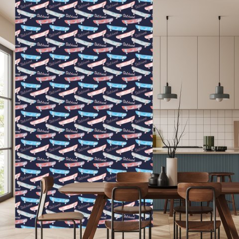 Tapeta Kolorowe Deskorolki