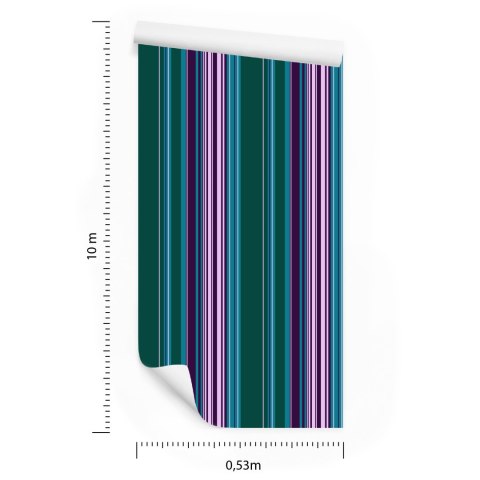 Tapeta Kolorowe Pasy, Pionowe, Do Salonu, Sypialni