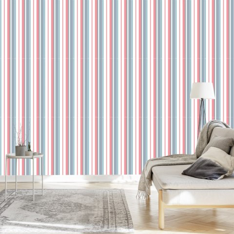 Tapeta Kolorowe, Pionowe Pasy Do Salonu, Sypialni