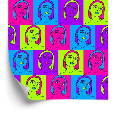 Tapeta Portrety W Stylu Pop-Art