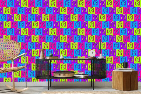 Tapeta Portrety W Stylu Pop-Art