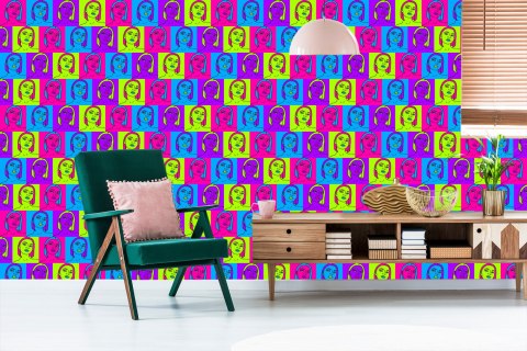 Tapeta Portrety W Stylu Pop-Art