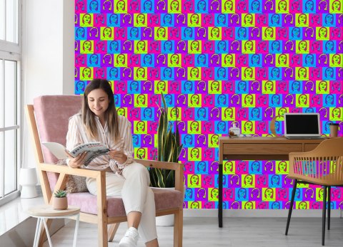 Tapeta Portrety W Stylu Pop-Art