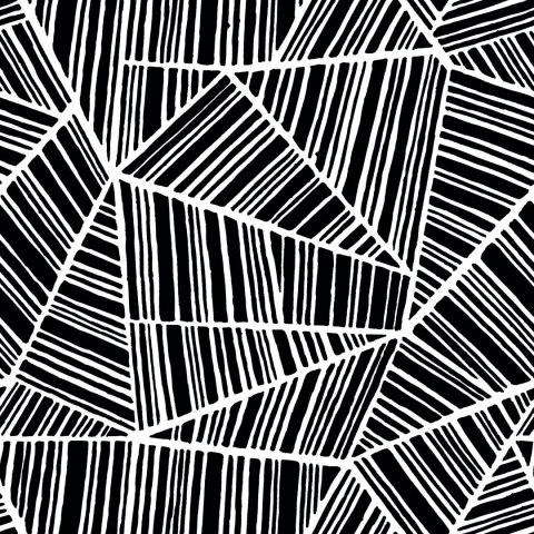 Tapeta Czarno-Białe Wzory Geometryczne