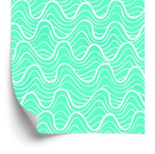 Tapeta Fale W Turkusowym Oceanie