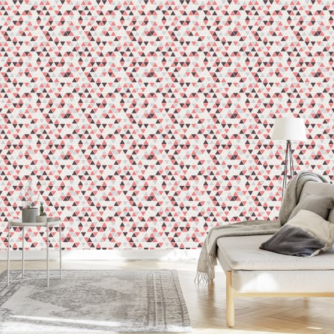 Tapeta Geometryczna - Kolorowe Trójkąty