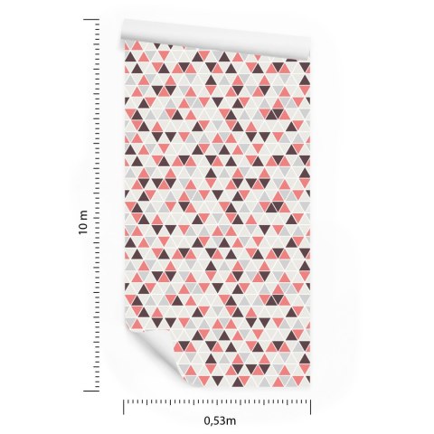 Tapeta Geometryczna - Kolorowe Trójkąty