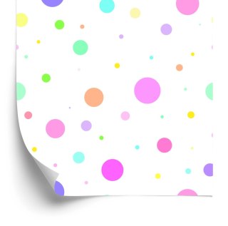 Tapeta Groszki W Pastelowych Barwach