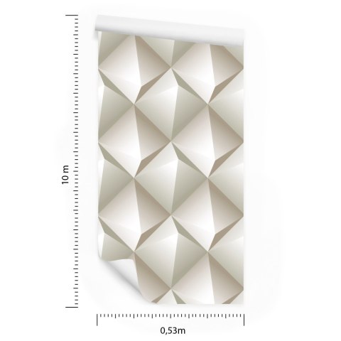Tapeta Modernistyczny Wzór Geometryczny - Efekt 3D Tapeta Modernistyczny Wzór Geometryczny - Efekt 3D