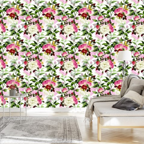 Tapeta Piękne Kolorowe Kwiaty