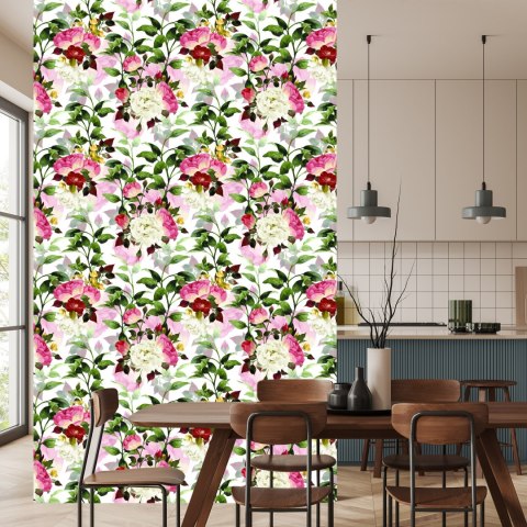 Tapeta Piękne Kolorowe Kwiaty