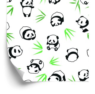 Tapeta Pandy Wśród Zieleni