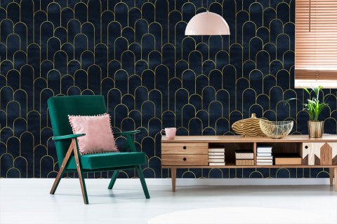 Tapeta Dostojny Wzór W Stylu Art Deco